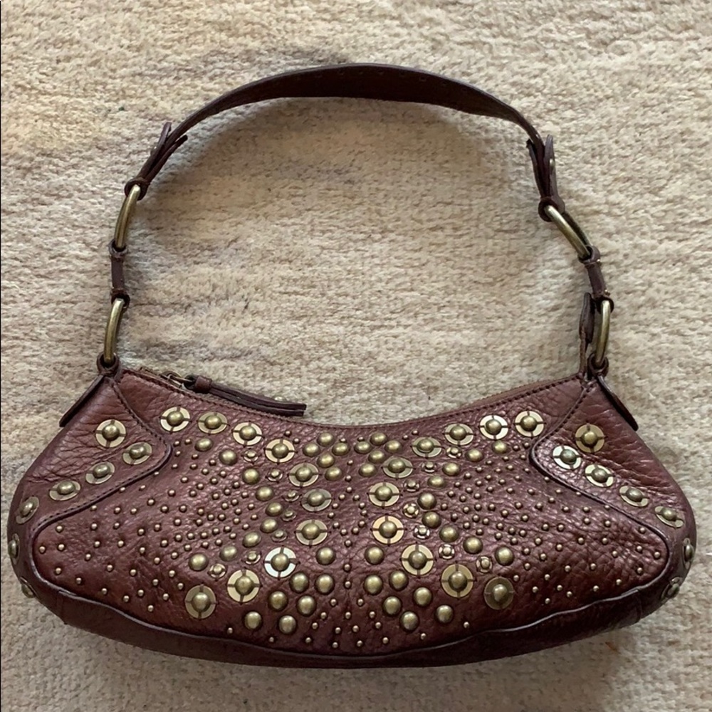 Cole Haan embellished grommet stud  bag